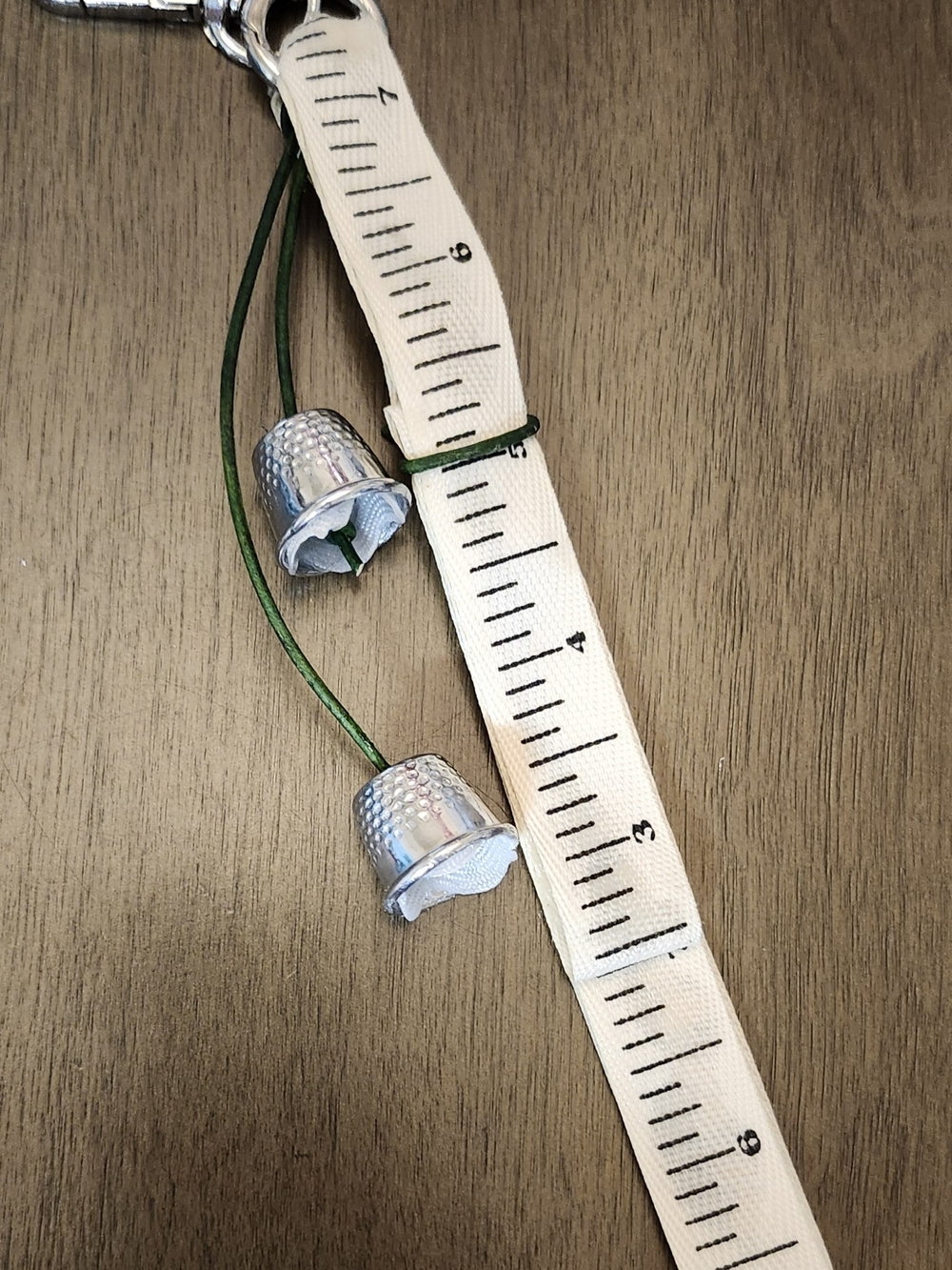 Designer Inspired "Lily Of The Valley" Key Chain/Bag Charm